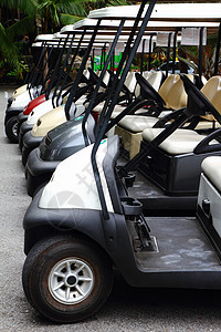 高尔夫推车假期游戏俱乐部地面玩家比赛草地车轮运输球道图片