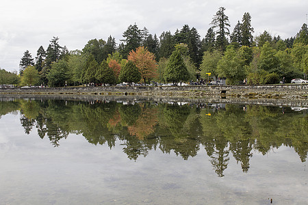 加拿大不列颠哥伦比亚温哥华斯坦利公园背景图片