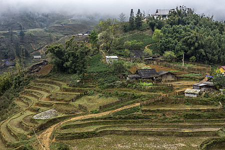 越南高地的农村图片