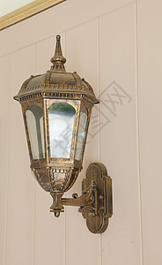 古老的墙灯金属辉光古董建筑学玻璃灯笼风格家具照明蜡烛图片