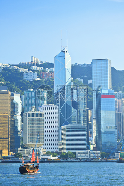 香港海港蓝色运输垃圾晴天海洋文化景观旅行旅游建筑图片