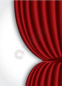 红剧院丝绸幕幕幕背景和波浪 EPS10天鹅绒奢华海浪墙纸戏剧音乐会派对展示推介会电影图片
