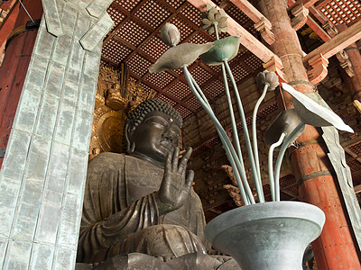 东户寺的宰佛教徒遗产雕像金子青铜旅游世界宗教精神木头图片