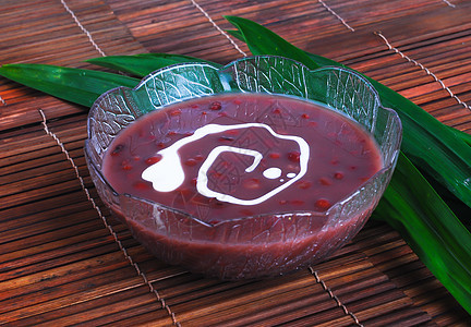 红豆汤 亚洲甜点小豆蛋糕美食稀饭味道玉米红豆咖啡店餐厅年糕图片