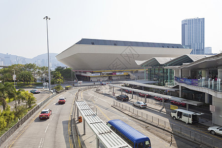 香港市中心摩天大楼建筑公寓办公室金融城市银行交通天空商业图片