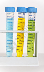 化学测试管蓝色器皿材料绿色实验管子技术药店科学黄色图片