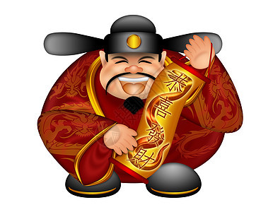 2013年中国货币神与蛇轴 满怀希望的美好财富图片