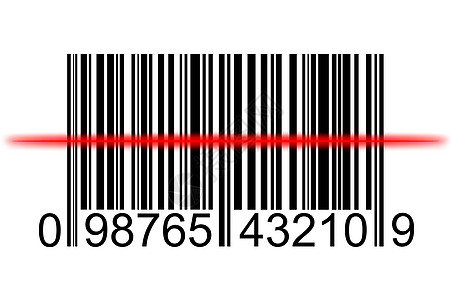条码扫描激光扫描读者商业代码折扣概念数字红外线电子背景图片