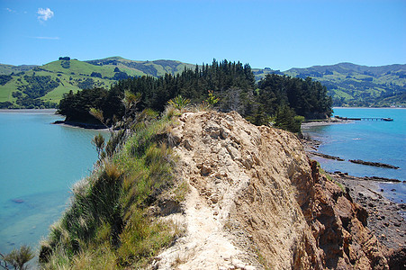 新西兰奥纳维半岛爬坡海岸半岛图片