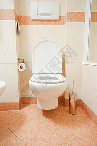 现代洗手间中的厕所房子风格座位房间收藏地面卫生浴室卫生间龙头图片