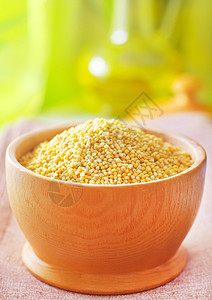 小型小米盘子臀部谷物生长帆布食物营养小麦砗磲种子图片
