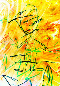 绿色摘要背景背景绘画调色板水彩墙纸墨水彩虹孩子们染料手工图片