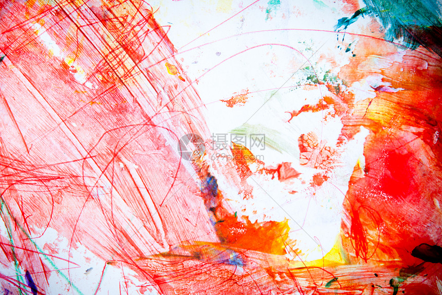 抽象背景墨水绘画孩子们墙纸手工水彩调色板染料彩虹图片