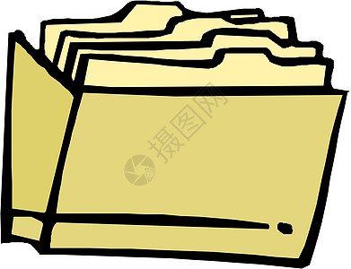 带磁带的文件文件夹组织棕色棕褐色报告办公室秘书秘密标签白色商业图片