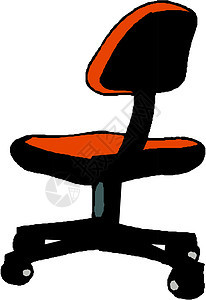 办公室主席管理人员旋转家具办公椅经理奢华脚轮轮子黑色椅子图片