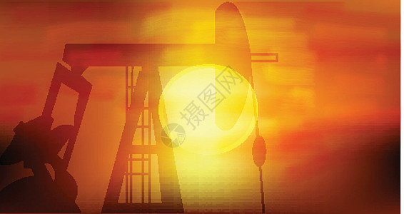 油泵天空钻孔环境水平石油摄影太阳日落机器燃料背景图片