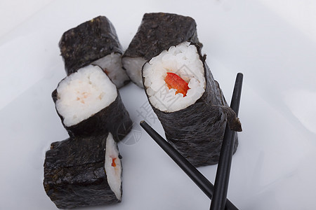寿司营养海鲜大豆鱼片重量饮食小吃海藻盘子美味图片