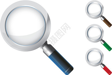 放大镜 ico光学镜片工具审查玻璃插图乐器金属学习尺度图片