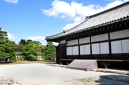 Nijo城堡建于1603年 作为日本京都图片
