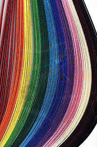 被波浪折叠的纸面纤维条的摘要设计桌面艺术饱和活力小径彩虹墙纸蜡笔光谱创造力图片