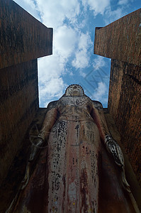 素可泰历史公园的玛哈泰寺历史阴影建筑学全景教会寺庙图片