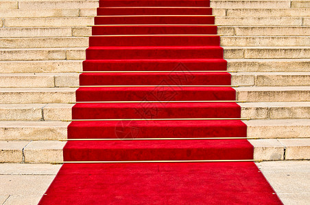 红地毯楼梯红色名声优胜者奢华节日酒店荣耀大厅电影图片