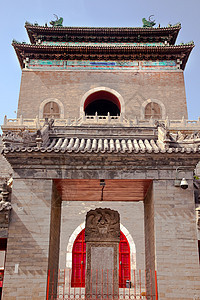 中国北京帝国大厦 石钟铁塔图片