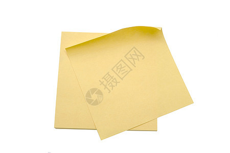 备忘录文件床单邮政白色商业空白记事本记忆黄色办公室笔记纸图片