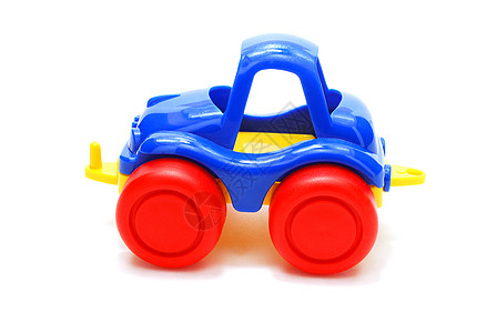 蓝色汽车玩具图片