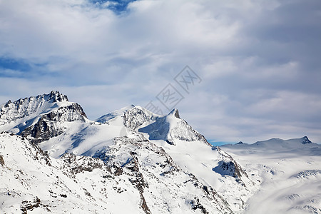 瑞士Zermatt的美丽的冬季风景Name高清图片