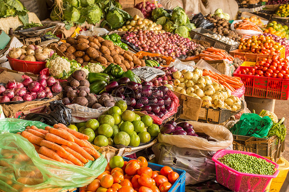 水果和蔬菜市场销售杂货店菜花食物生产杂货叶子购物团体摊位图片