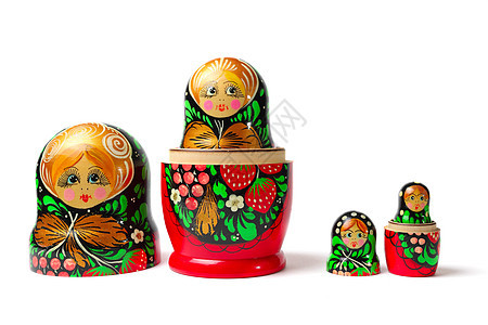 俄罗斯玩具  笼子娃娃文化工艺塑像纪念品收藏嵌套套娃家庭头巾生长图片