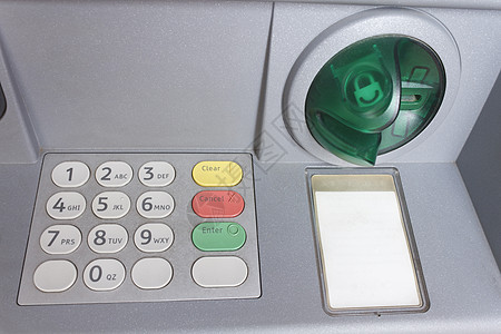ATM 自动取款机输入电脑借方入口数字密码信用卡键盘系统技术图片