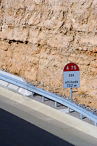高速公路里程展示驾驶运输安全横幅车辆控制板沥青路标交通背景图片