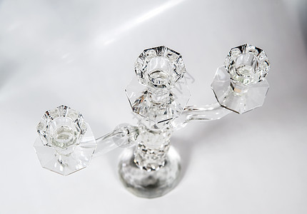 Cristal 蜡烛台房子钻石古董白色蜡烛庆典风格装饰房间水晶图片