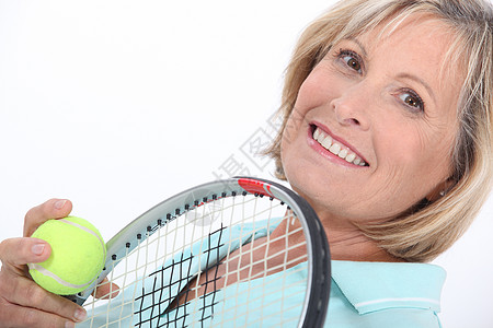 成年女子喜欢网球图片