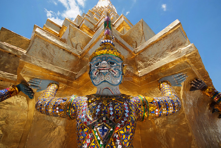 费拉考瓦的金塔之巨雕像雕塑佛塔热带历史性奢华地标寺庙遗产建筑学文化图片