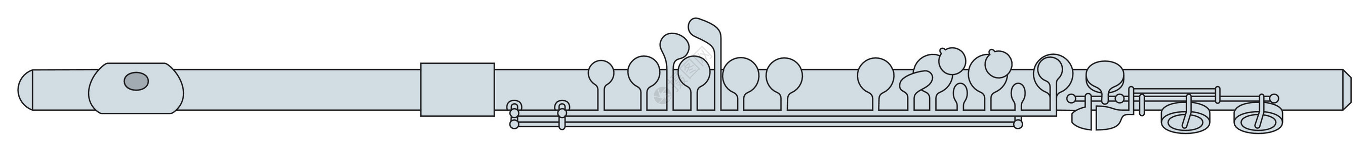 吹笛音乐会蓝调金属娱乐钥匙爱好音乐气笛长笛关节乐器图片