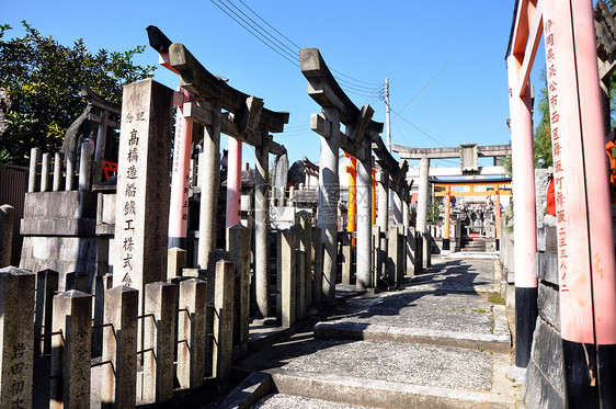 京都神社旅游神社吸引力神道信仰文化历史灯笼写作小路图片