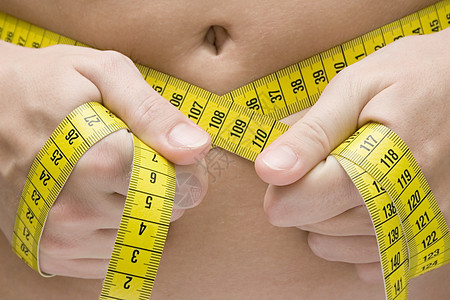 缩小成人腰部腹部重量减肥数字腰围女孩损失成功图片