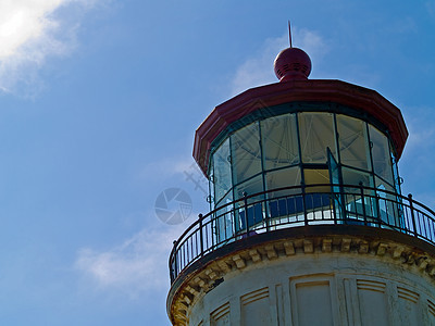 俄勒冈海岸北头灯塔旅行海景安全石头波浪港口警卫爬坡指导罗盘图片