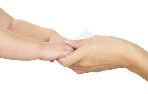 婴儿握着母亲的手身体会议女孩拇指妈妈女儿新生手指男生青年图片