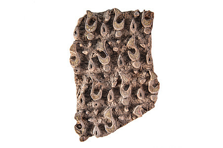 古代木制织物邮票圆形材料雕刻窗帘遗物棕色服饰人工制品盘子装饰品图片