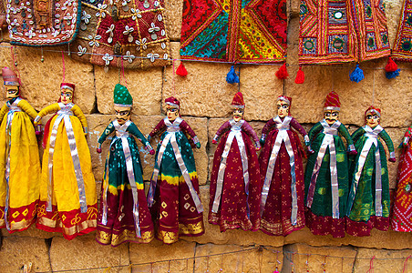 印度洋葱花木偶娃娃(Jaisalmer)图片