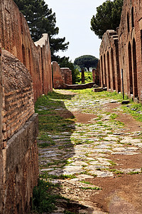 古罗马路遗址罗马 意大利图片