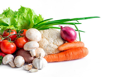 新鲜多彩蔬菜早餐土豆农业小球沙拉菜花茄子萝卜烹饪团体图片