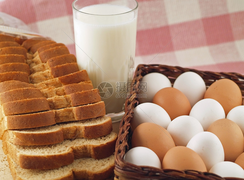 无标题营养早餐圆圈主食奶牛小麦椭圆形食物奶制品饮食图片