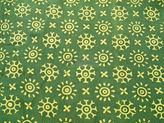 印度尼西亚日惹背景的绿色棒形木织物墙纸线条纺织品艺术棉布艺术品漩涡衬衫白色蜡染图片