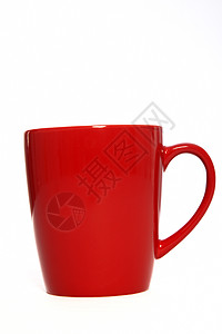 红咖啡杯服务陶器饮料陶瓷厨具釉面餐具制品厨房杯子图片