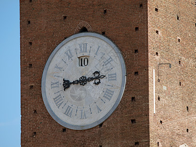 锡耶纳 - Mangia托拉尔时钟图片